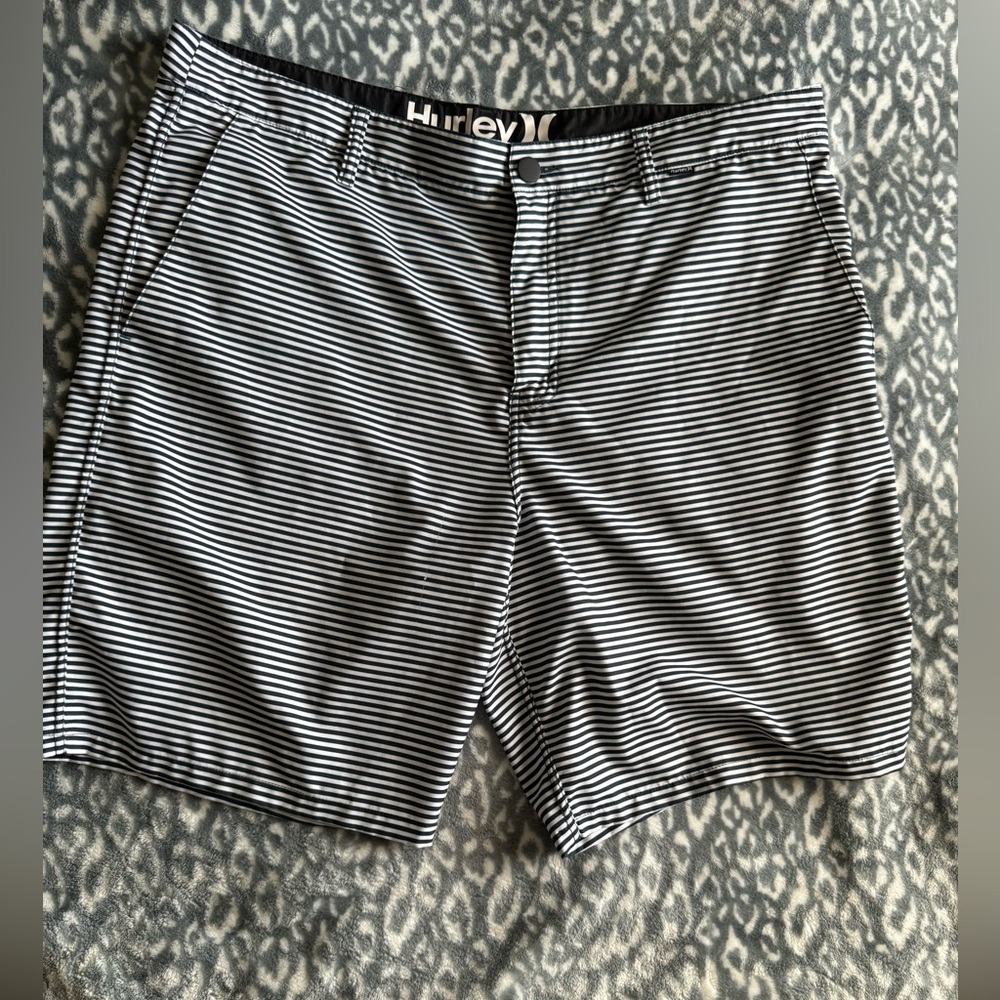 Hurley striped board shorts